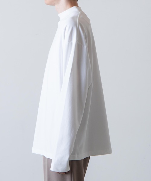 WEGO(ウィゴー)の「WEGO/モックネックロングスリーブプルオーバー(Tシャツ/カットソー・メンズ・ダークグレー/ホワイト/ブラック・SMALL/MEDIUM/LARGE)」の19枚目の写真