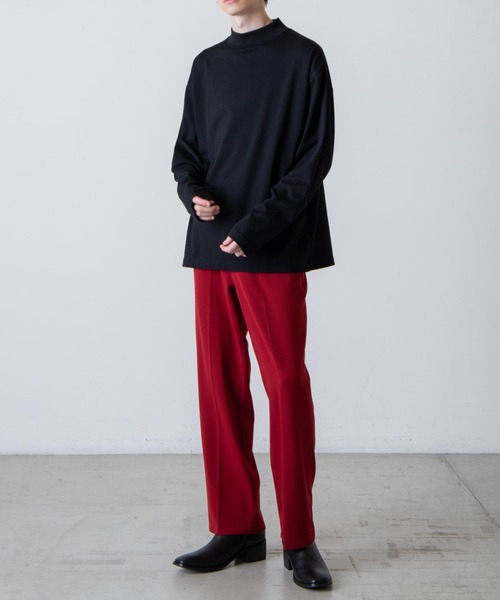 WEGO(ウィゴー)の「WEGO/モックネックロングスリーブプルオーバー(Tシャツ/カットソー・メンズ・ダークグレー/ホワイト/ブラック・SMALL/MEDIUM/LARGE)」の7枚目の写真