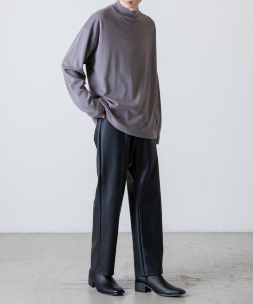 WEGO(ウィゴー)の「WEGO/モックネックロングスリーブプルオーバー(Tシャツ/カットソー・メンズ・ダークグレー/ホワイト/ブラック・SMALL/MEDIUM/LARGE)」の13枚目の写真