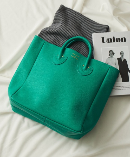セール】【YOUNG&OLSEN】EMBOSSED LEATHER TOTE M（トートバッグ