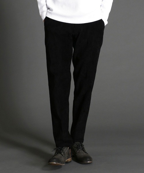 HIDEAWAYS NICOLE（ハイダウェイニコル）の「ハイストレッチカルゼコールパンツ（その他パンツ・メンズ・ライトベージュ/ブラック/モカ/ネイビー・SMALL/LARGE/MEDIUM/X-LARGE）」の2枚目の写真