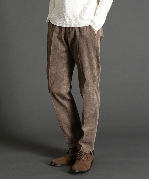 HIDEAWAYS NICOLE（ハイダウェイニコル）の「ハイストレッチカルゼコールパンツ（その他パンツ・メンズ・ライトベージュ/ブラック/モカ/ネイビー・SMALL/LARGE/MEDIUM/X-LARGE）」の3枚目の写真