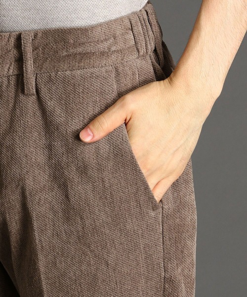 HIDEAWAYS NICOLE（ハイダウェイニコル）の「ハイストレッチカルゼコールパンツ（その他パンツ・メンズ・ライトベージュ/ブラック/モカ/ネイビー・SMALL/LARGE/MEDIUM/X-LARGE）」の8枚目の写真