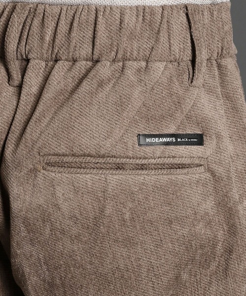 HIDEAWAYS NICOLE（ハイダウェイニコル）の「ハイストレッチカルゼコールパンツ（その他パンツ・メンズ・ライトベージュ/ブラック/モカ/ネイビー・SMALL/LARGE/MEDIUM/X-LARGE）」の9枚目の写真