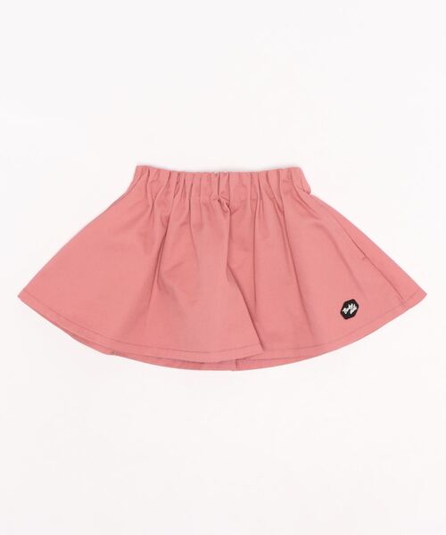 BABYDOLL（ベビードール）の「ウエストタック スカート 6011K（デニムスカート・キッズ・ブラック/ピンク・80ｃｍ/90cm/110cm/100cm/120cm/130cm/140cm）」の2枚目の写真