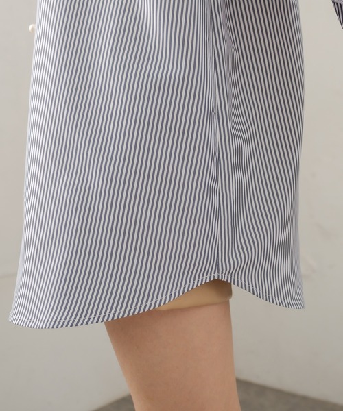 OLIVE des OLIVE（オリーブデオリーブ）の「ゆったりキャンディ袖シャツ（シャツ/ブラウス・レディース・ライトグレー/ベージュ/オフホワイト/ピンク/ホワイト/ネイビー・FREE）」の7枚目の写真