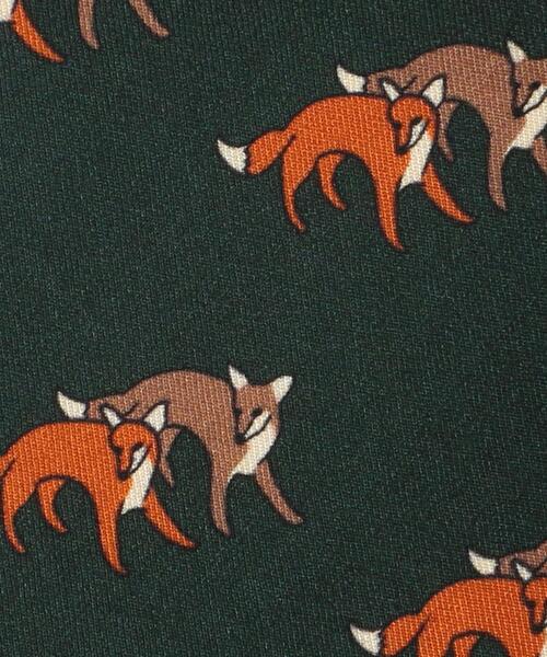 green label relaxing(グリーンレーベルリラクシング)の「<green label relaxing>8.0cm モチーフ2 ITALY ネクタイ(ネクタイ・メンズ・ダークグリーン/ブラック・FREE)」の5枚目の写真