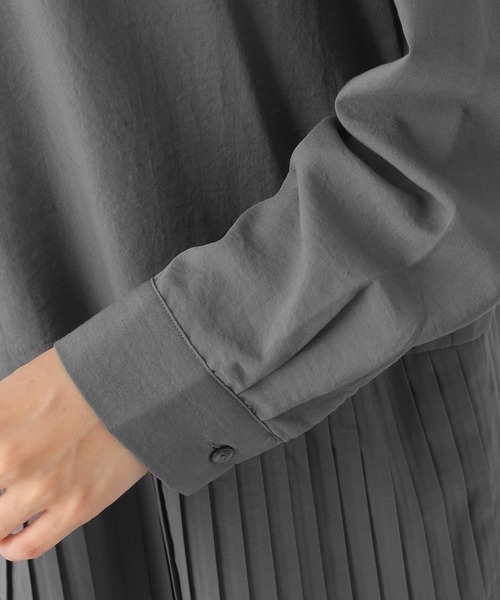 LEPSIM（レプシィム）の「レイヤードプリーツブラウス 228916（シャツ