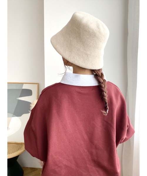 jumelle（ジュメロ）の「ウールバケットハット（ハット・レディース・ベージュ/ブラウン・FREE）」の17枚目の写真