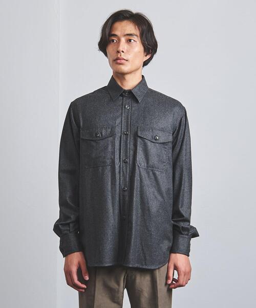 CARUSO CPOシャツジャケット　S  ネイビー　カルーゾ CARUSO CPOシャツジャケットS ネイビーカルーゾ