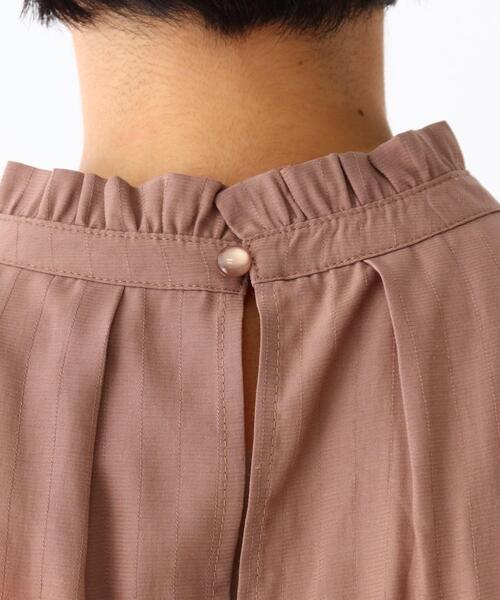 DRESKIP（ドレスキップ）の「◆チビハイフリルピンタック長袖ブラウス（シャツ/ブラウス・レディース・ライトブルー/ブラック/ナチュラル/ピンク系・02/03）」の14枚目の写真