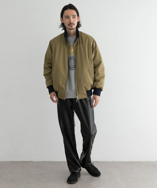 URBAN RESEARCH（アーバンリサーチ）の「COSEI　ZIP UP BLOUSON（ブルゾン・メンズ・オリーブ/ネイビー・3/2）」の5枚目の写真