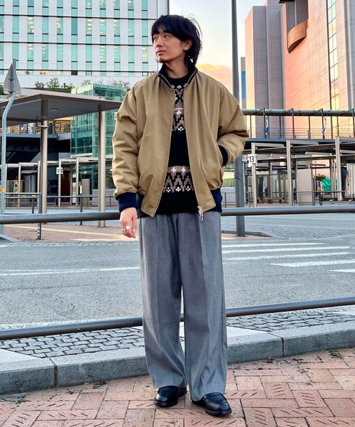 URBAN RESEARCH（アーバンリサーチ）の「COSEI　ZIP UP BLOUSON（ブルゾン・メンズ・オリーブ/ネイビー・3/2）」の9枚目の写真