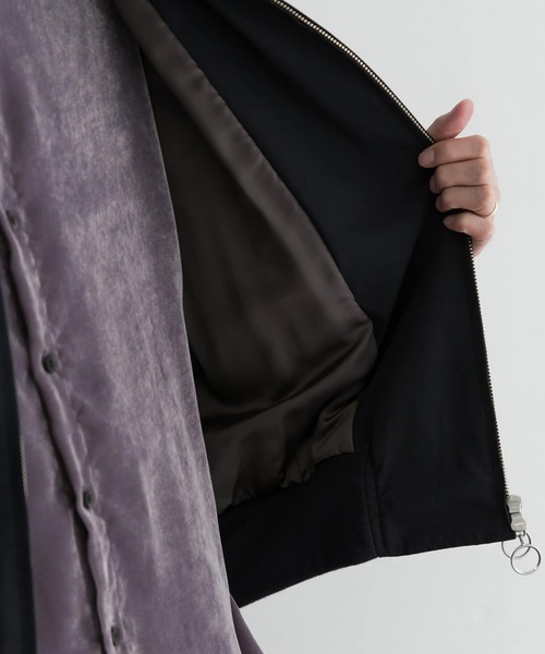 URBAN RESEARCH（アーバンリサーチ）の「COSEI　ZIP UP BLOUSON（ブルゾン・メンズ・オリーブ/ネイビー・3/2）」の10枚目の写真