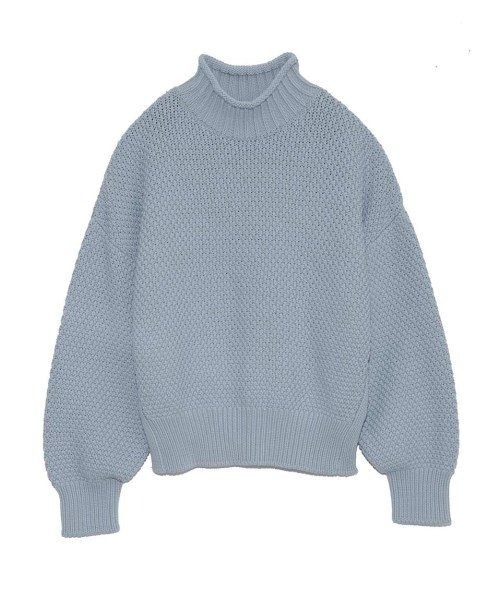 emmi（エミ）の「【emmi atelier】リリーヤーンハイネックニット