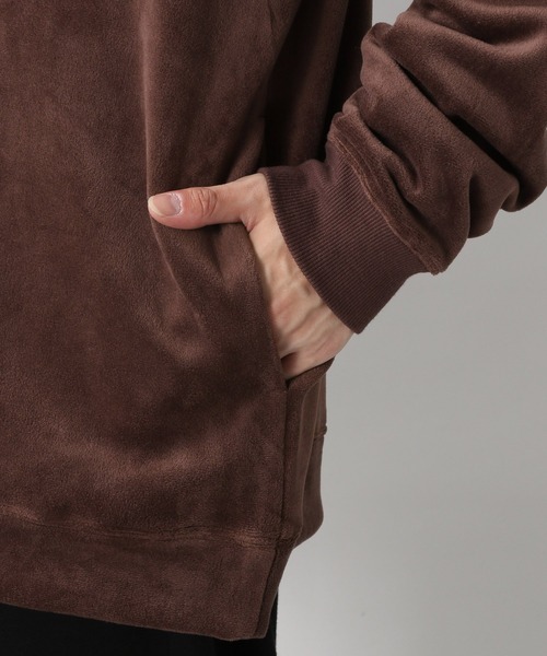 RAGEBLUE（レイジブルー）の「マイクロシャギー/無地クルー/238021