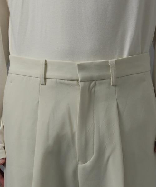 HARE（ハレ）の「ワイドフレアパンツ(HARE)（スラックス・メンズ・オフホワイト/ブラック/パープル/レッド・SMALL/MEDIUM）」の12枚目の写真