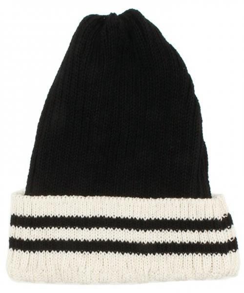 field/dream(フィールドドリーム)の「カフボーダーワッチ(ニットキャップ/ビーニー・メンズ・ブラック系/ベージュ系/ネイビー系・F)」の1枚目の写真