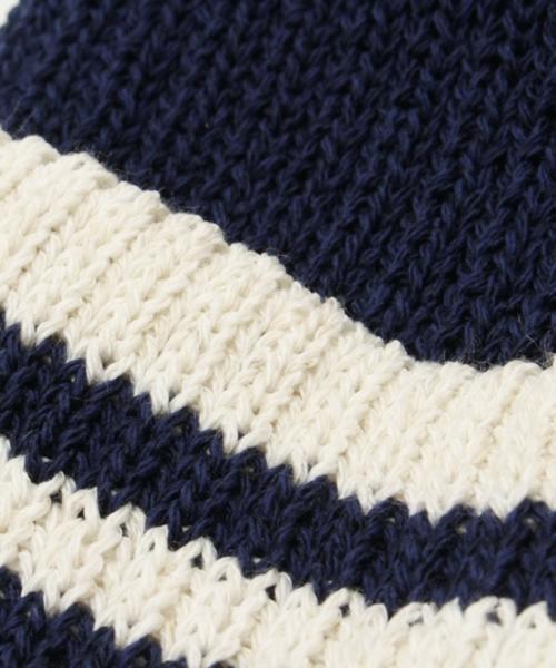 field/dream(フィールドドリーム)の「カフボーダーワッチ(ニットキャップ/ビーニー・メンズ・ブラック系/ベージュ系/ネイビー系・F)」の4枚目の写真