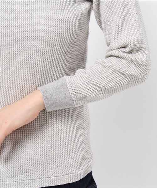 BEAMS BOY（ビームスボーイ）の「MILLER / サーマル タートルネック ロングスリーブ（Tシャツ/カットソー・レディース・ホワイト/グレー・ONE SIZE）」の9枚目の写真