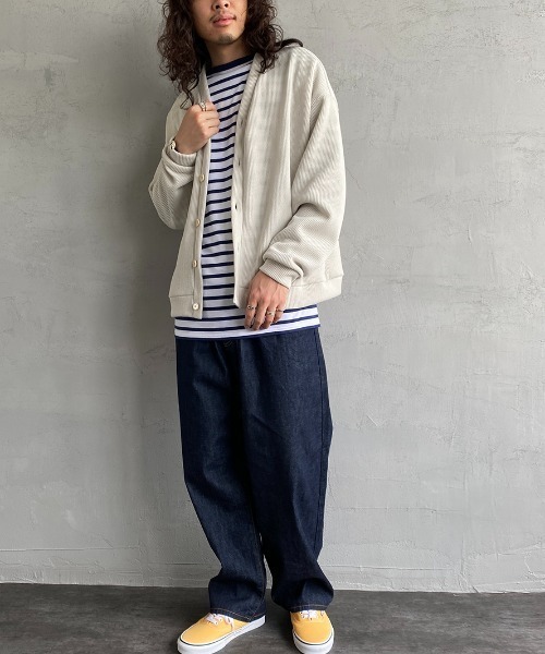 DANTON（ダントン）の「[DANTON/ダントン] ワイドデニムイージーパンツ（デニムパンツ・メンズ・オフホワイト/インディゴブルー・40/38）」の21枚目の写真