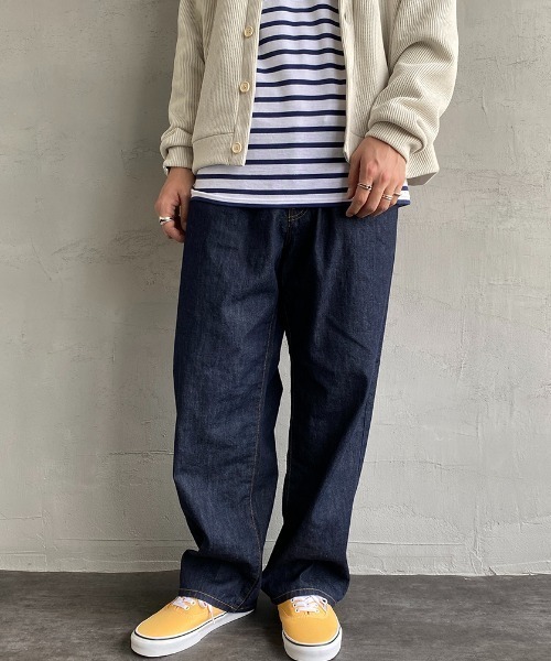 DANTON（ダントン）の「[DANTON/ダントン] ワイドデニムイージーパンツ（デニムパンツ・メンズ・オフホワイト/インディゴブルー・40/38）」の9枚目の写真