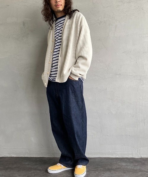 DANTON（ダントン）の「[DANTON/ダントン] ワイドデニムイージーパンツ（デニムパンツ・メンズ・オフホワイト/インディゴブルー・40/38）」の6枚目の写真