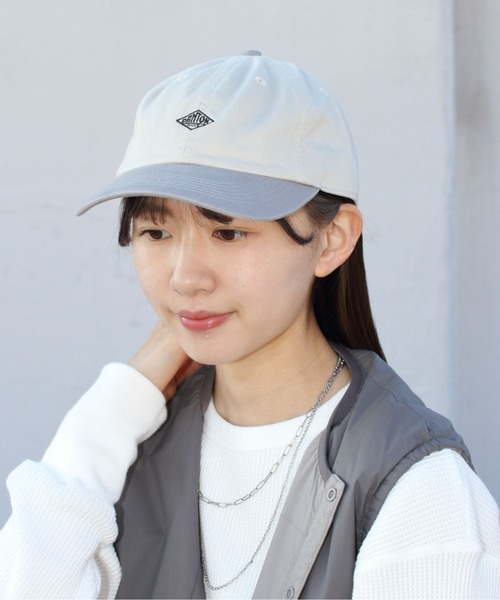 DANTON（ダントン）の「DANTON/ダントン　チノコンビ　6パネルキャップ　CHINO COMBI 6PANEL CAP DT-H0044 TKC（キャップ・レディース・ブラック/ネイビー/アイボリー/カーキ/ナチュラル/グレー/チャコールグレー・FREE）」の5枚目の写真