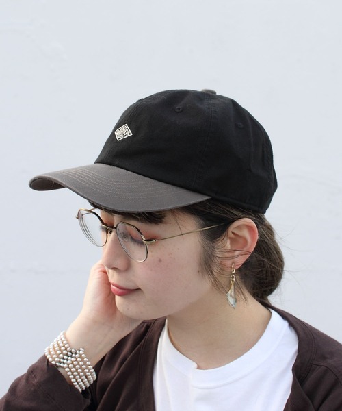 DANTON（ダントン）の「DANTON/ダントン　チノコンビ　6パネルキャップ　CHINO COMBI 6PANEL CAP DT-H0044 TKC（キャップ・レディース・ブラック/ネイビー/アイボリー/カーキ/ナチュラル/グレー/チャコールグレー・FREE）」の3枚目の写真