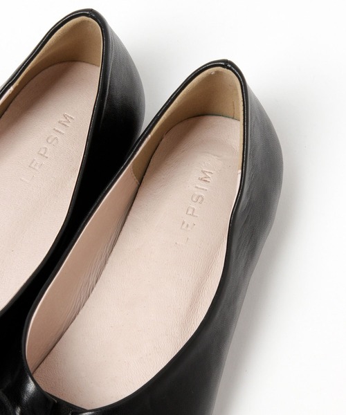 LEPSIM（レプシィム）の「レースアップフラットパンプス　261207（パンプス・レディース・ブラック/オフホワイト・LARGE/MEDIUM）」の19枚目の写真