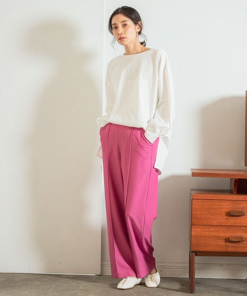 LEPSIM（レプシィム）の「レースアップフラットパンプス　261207（パンプス・レディース・ブラック/オフホワイト・LARGE/MEDIUM）」の4枚目の写真