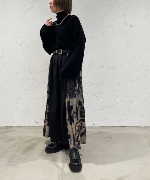 apres jour mignon(アプレジュールミニョン)の「Vニット+タートルセット【ZOZOTOWN限定アイテム】(ニット/セーター・レディース・ブラック/ブラウン系その他/ライトベージュ・X-LARGE/フリー)」の10枚目の写真