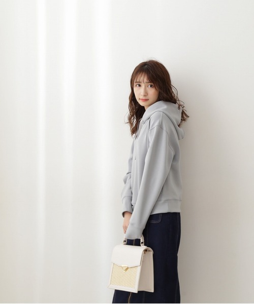 PROPORTION BODY DRESSING（プロポーションボディドレッシング）の「コンパクトポンチパーカー / 1212160100（Tシャツ/カットソー・レディース・ピンク/ライトグリーン/ホワイト系その他/イエロー系その他・FREE）」の9枚目の写真