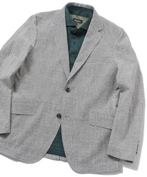 MEN'S BIGI | チェックプリント ストレッチジャケット(テーラードジャケット)