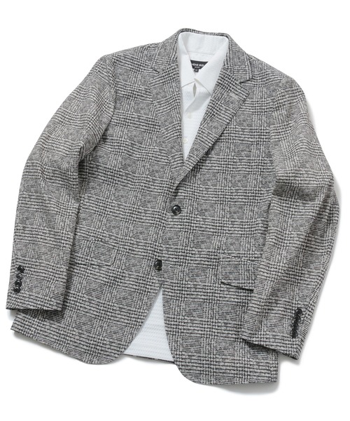 MEN'S BIGI（メンズビギ）の「楊流シャンブレーサマーストレッチジャケット（テーラードジャケット・メンズ・ベージュ/ネイビー/グレー・01/02/03/04）」の15枚目の写真