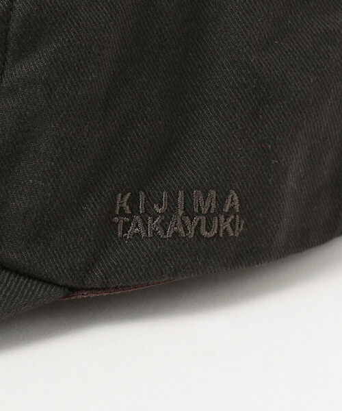 KIJIMA TAKAYUKI(キジマ タカユキ)の「KIJIMA TAKAYUKI / オーガニック 7パネル キャップ(キャップ・レディース・ブラック/ベージュ・ONE SIZE)」の11枚目の写真
