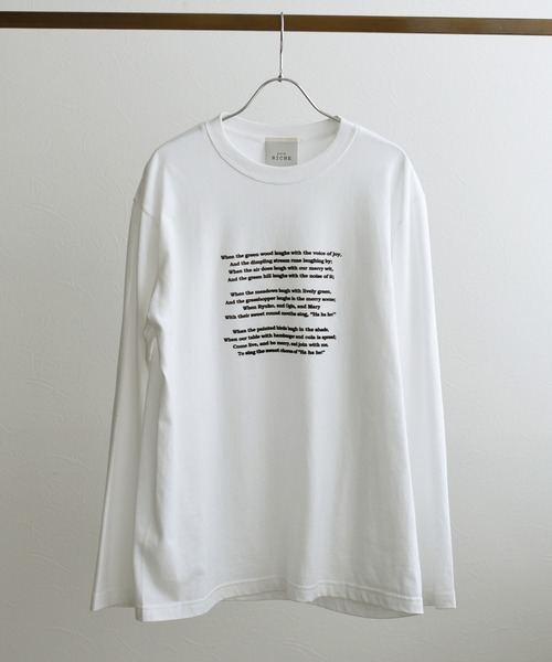 palm RICHE(ポームリシュ)の「プティロゴロンT(Tシャツ/カットソー・レディース・オフホワイト/ピンク/ライトグリーン・M)」の4枚目の写真