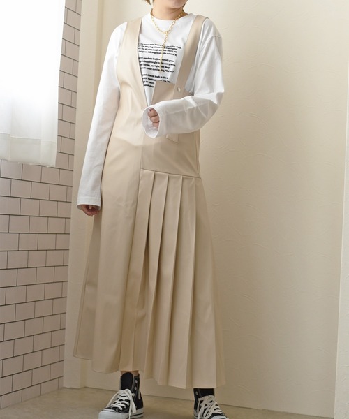 palm RICHE(ポームリシュ)の「プティロゴロンT(Tシャツ/カットソー・レディース・オフホワイト/ピンク/ライトグリーン・M)」の7枚目の写真