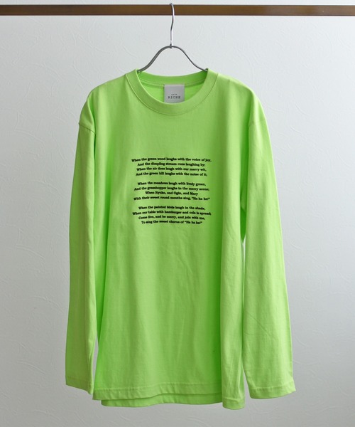 palm RICHE(ポームリシュ)の「プティロゴロンT(Tシャツ/カットソー・レディース・オフホワイト/ピンク/ライトグリーン・M)」の10枚目の写真