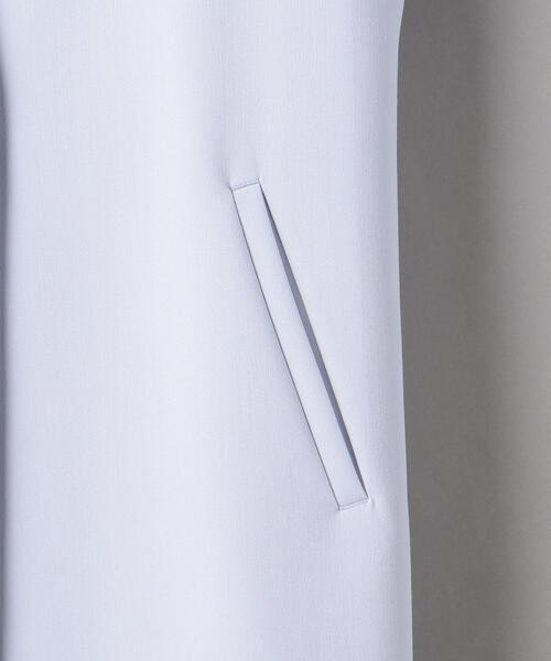 BEAUTY&YOUTH UNITED ARROWS（ビューティーアンドユースユナイテッドアローズ）の「BY ダブルクロス カラーレス コート◆（ノーカラーコート・レディース・ナチュラル/ライトブルー・S/M）」の5枚目の写真