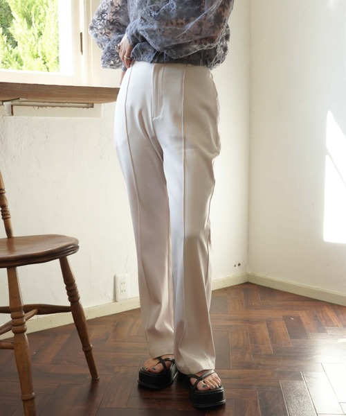 archives(アルシーヴ)の「センターシームカラーパンツ(その他パンツ・レディース・グレー/ピンク/イエロー/アイボリー/ミント・MEDIUM)」の10枚目の写真