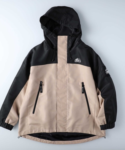 CAMP7（キャンプセブン）の「【CAMP7】サイドジップマウンテンパーカー（マウンテンパーカー・レディース・ブラック/ベージュ・M/L）」の10枚目の写真