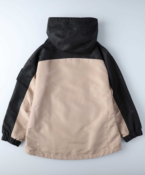 CAMP7（キャンプセブン）の「【CAMP7】サイドジップマウンテンパーカー（マウンテンパーカー・レディース・ブラック/ベージュ・M/L）」の11枚目の写真