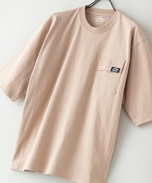 【OUTDOOR PRODUCTS/アウトドアプロダクツ】USAコットンビッグシルエット 5分袖Tシャツ ワンポイントブランドロゴ
