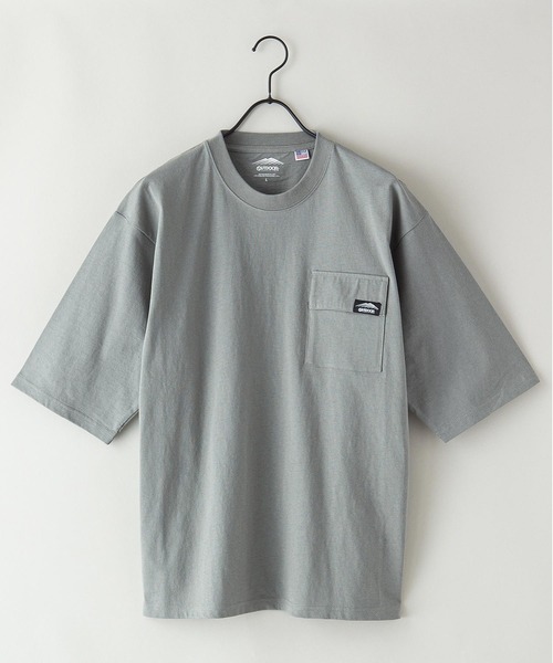 OUTDOOR PRODUCTS(アウトドアプロダクツ)の「【OUTDOOR PRODUCTS/アウトドアプロダクツ】USAコットンビッグシルエット 5分袖Tシャツ ワンポイントブランドロゴ(Tシャツ/カットソー・メンズ・ホワイト/カーキ/ブラック/ベージュ/ブルー系その他/パープル・MEDIUM/LARGE/X-LARGE)」の10枚目の写真