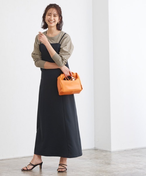 Pierrot（ピエロ）の「ドルマンスリーブロングＴシャツ（Tシャツ/カットソー・レディース・ラベンダー/ミント/チャコール/グレイッシュベージュ/オフホワイト/ピンク・L/M）」の15枚目の写真