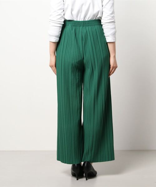 libelle more（リベル モア）の「カットジョーゼット　ボックスプリーツパンツ（その他パンツ・レディース・ブラック/ピンク/グリーン・L/M）」の14枚目の写真