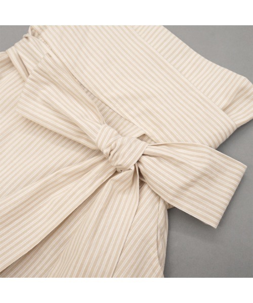 flower（フラワー）の「フレッシュストライプスカート（スカート・レディース・ベージュ/ブルー・FREE）」の14枚目の写真