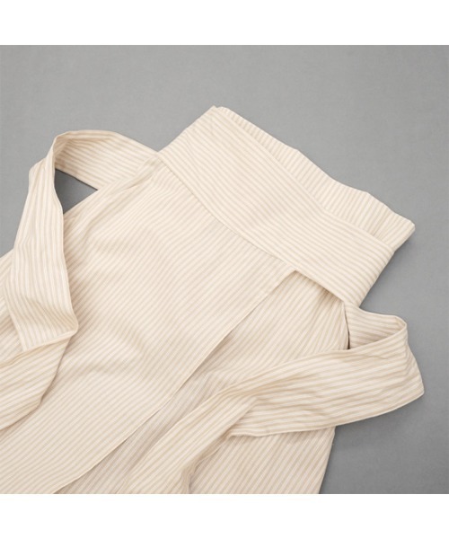 flower（フラワー）の「フレッシュストライプスカート（スカート・レディース・ベージュ/ブルー・FREE）」の15枚目の写真