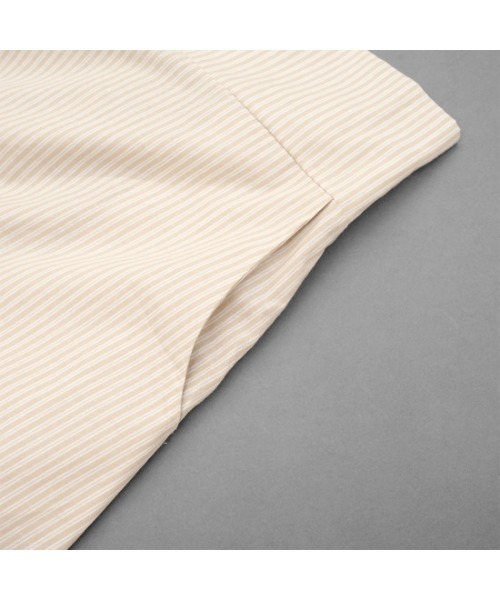 flower（フラワー）の「フレッシュストライプスカート（スカート・レディース・ベージュ/ブルー・FREE）」の17枚目の写真